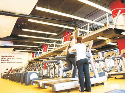 Entertainment facility textile fabric duct ventilation system